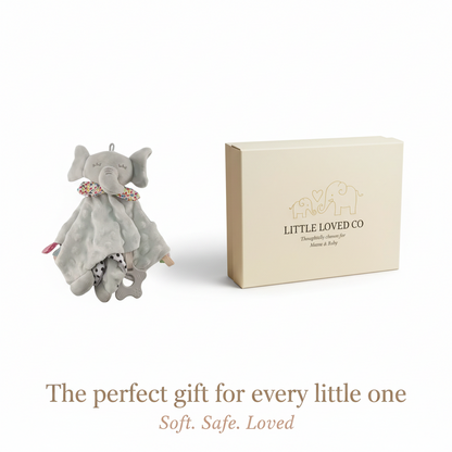 Little Loved Co.™ Snuggly Elephant Comforter & Teether